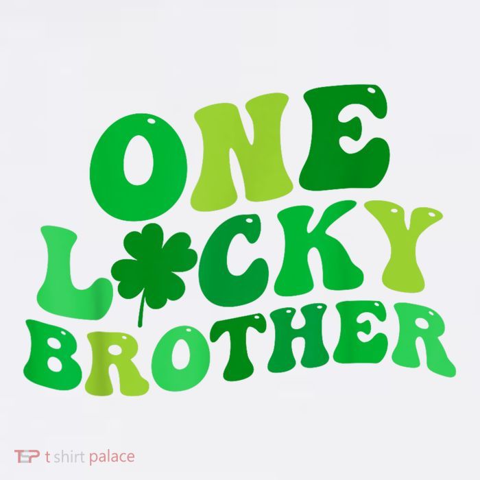 One Lucky Brother Retro Groovy Shamrock St. PatrickS Day 11oz C Handle Ceramic Mug