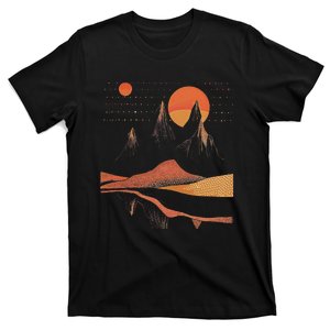 Orange Landscape Cool T-Shirt