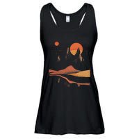 Orange Landscape Cool Ladies Essential Flowy Tank