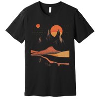 Orange Landscape Cool Premium T-Shirt