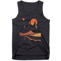 Orange Landscape Cool Tank Top