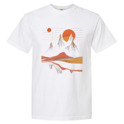 Orange Landscape Cool Garment-Dyed Heavyweight T-Shirt