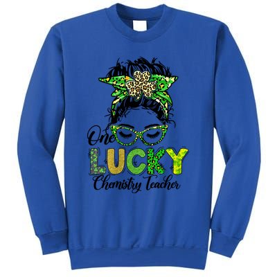 One Lucky Chemistry Teacher Happy St Patricks Day Gift Sweatshirt