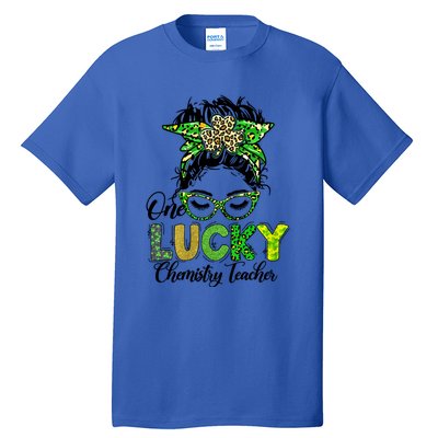 One Lucky Chemistry Teacher Happy St Patricks Day Gift Tall T-Shirt