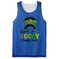 One Lucky Chemistry Teacher Happy St Patricks Day Gift Mesh Reversible Basketball Jersey Tank