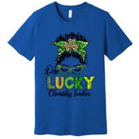 One Lucky Chemistry Teacher Happy St Patricks Day Gift Premium T-Shirt