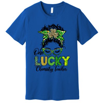 One Lucky Chemistry Teacher Happy St Patricks Day Gift Premium T-Shirt