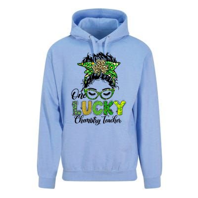 One Lucky Chemistry Teacher Happy St Patricks Day Gift Unisex Surf Hoodie