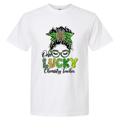 One Lucky Chemistry Teacher Happy St Patricks Day Gift Garment-Dyed Heavyweight T-Shirt