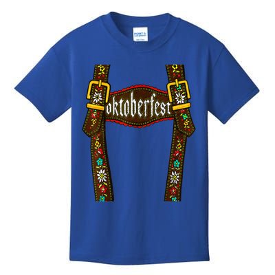 Oktoberfest Lederhosen Costume Cute German Bavarian Kids T-Shirt