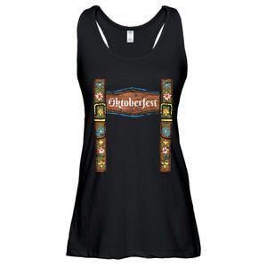 Oktoberfest Lederhosen Costume Cute German Bavarian Ladies Essential Flowy Tank