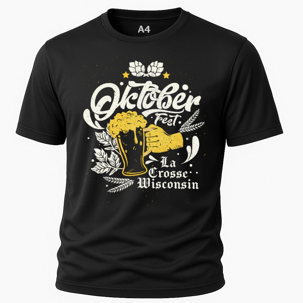 Oktoberfest La Crosse Wisconsin Octoberfest Beer Lovers Cooling Performance Crew T-Shirt
