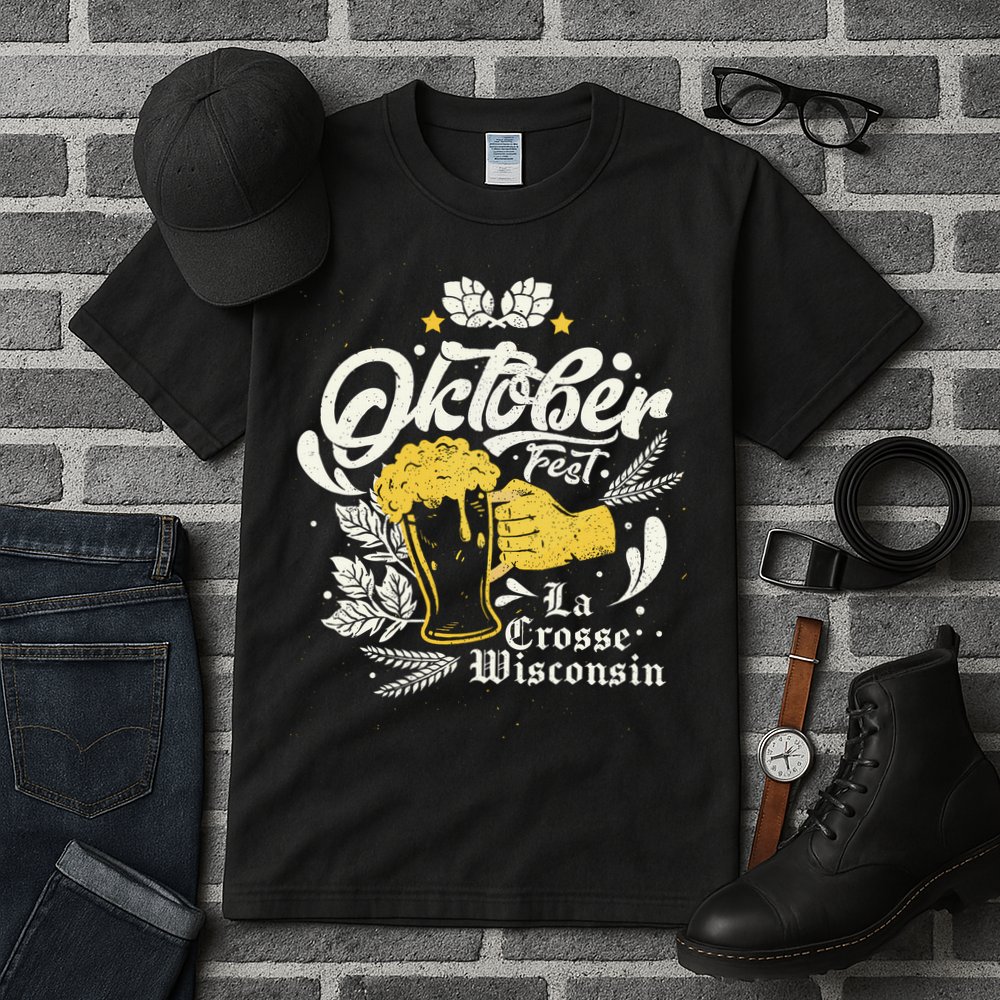 Oktoberfest La Crosse Wisconsin Octoberfest Beer Lovers Tall T-Shirt