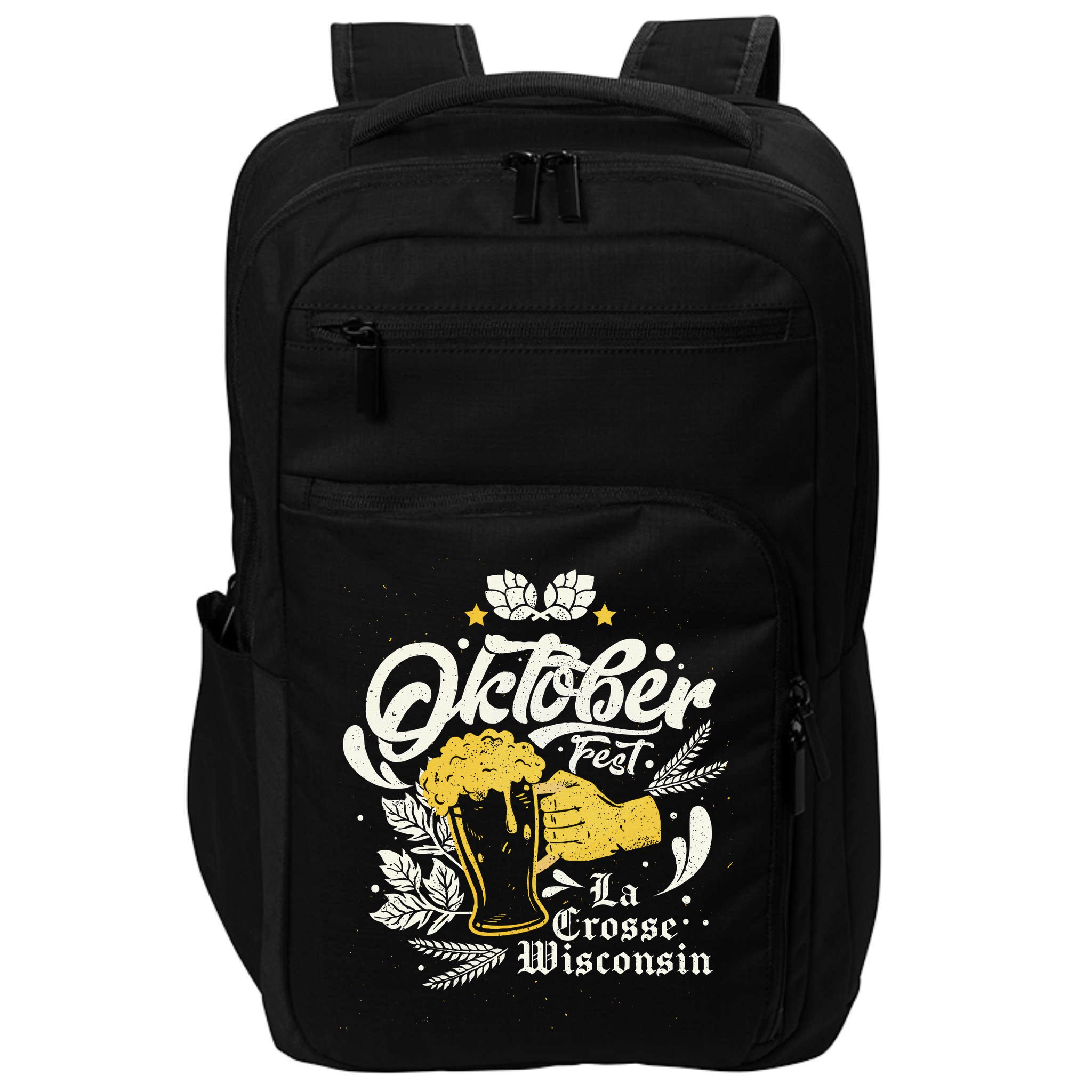 Oktoberfest La Crosse Wisconsin Octoberfest Beer Lovers Impact Tech Backpack