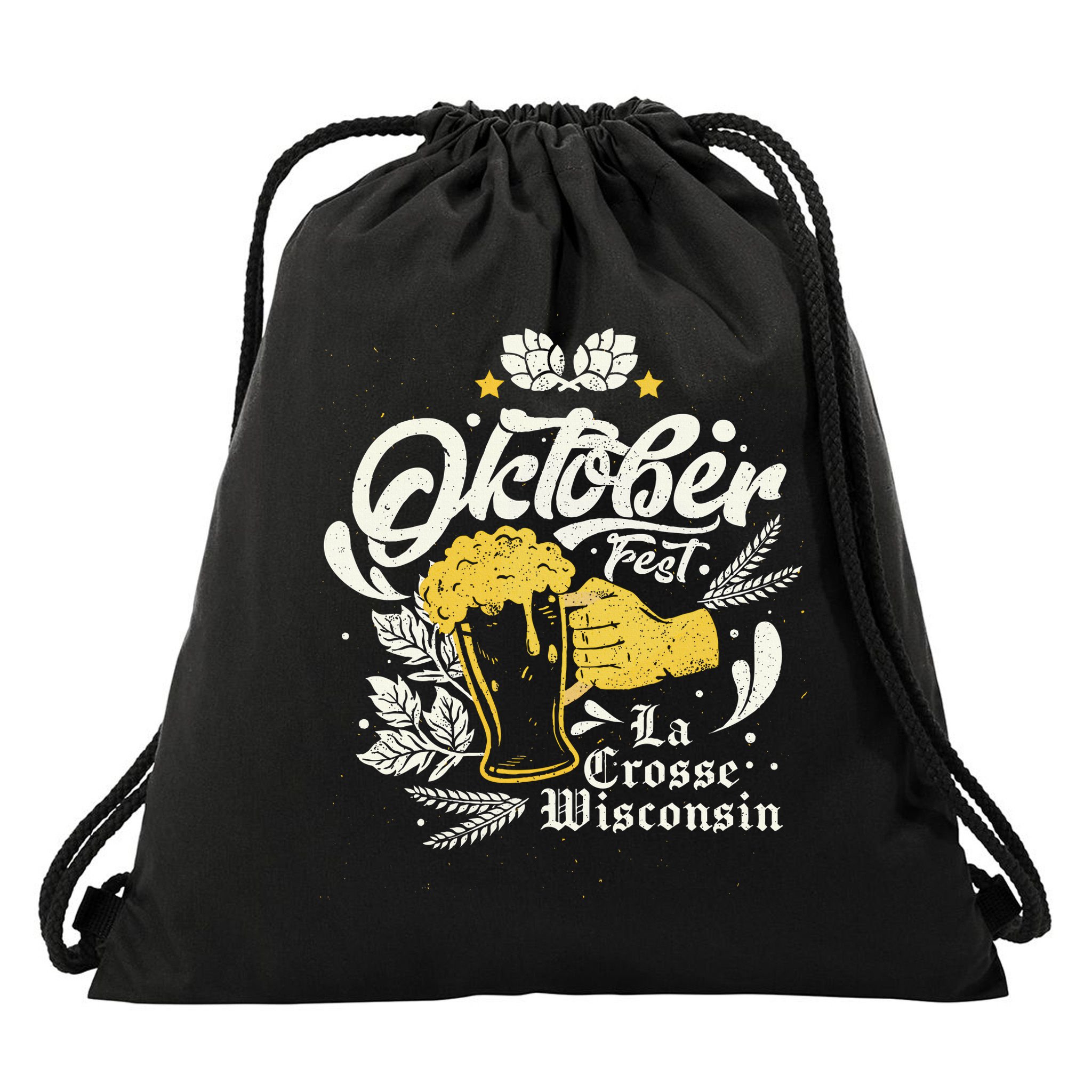Oktoberfest La Crosse Wisconsin Octoberfest Beer Lovers Drawstring Bag