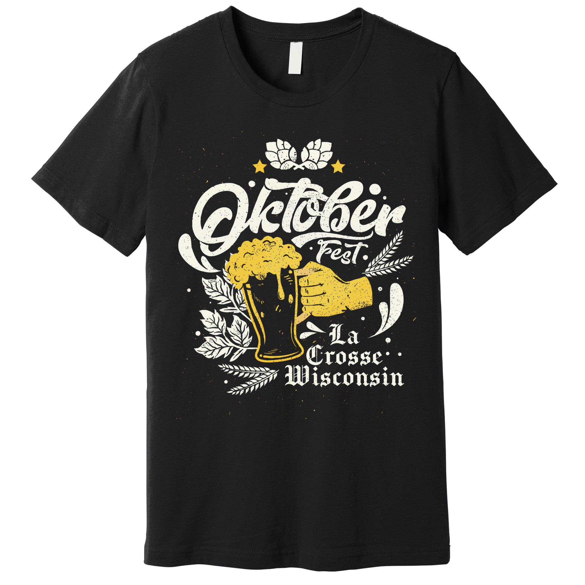 Oktoberfest La Crosse Wisconsin Octoberfest Beer Lovers Premium T-Shirt