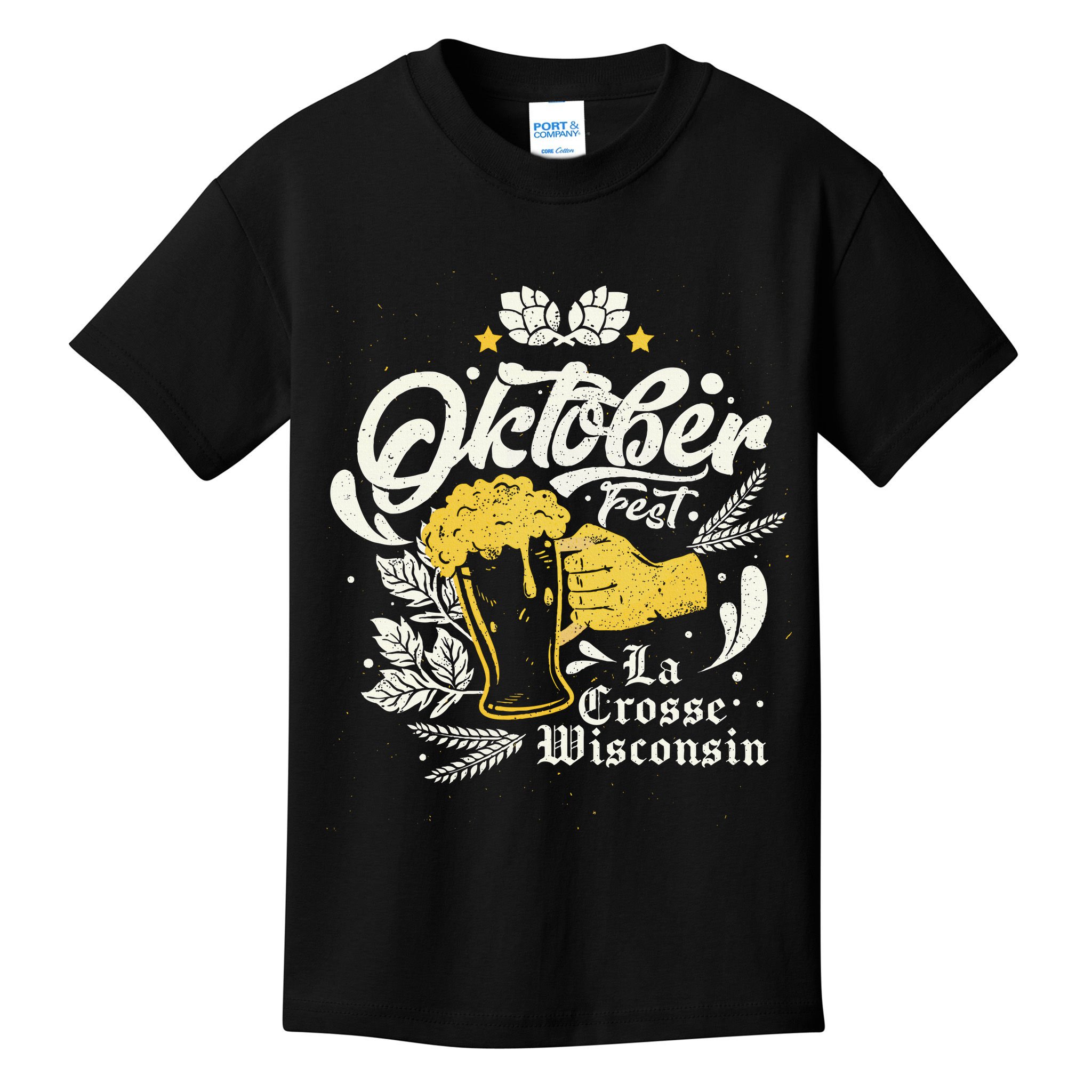 Oktoberfest La Crosse Wisconsin Octoberfest Beer Lovers Kids T-Shirt