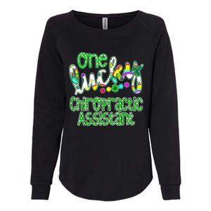 One Lucky Chiropractic Assistant St Patricks Day Nurse Womens California Wash Sweatshirt