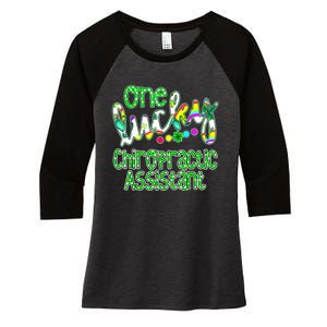 One Lucky Chiropractic Assistant St Patricks Day Nurse Women's Tri-Blend 3/4-Sleeve Raglan Shirt