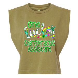 One Lucky Chiropractic Assistant St Patricks Day Nurse Garment-Dyed Women's Muscle Tee