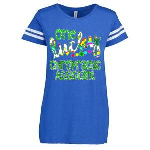 One Lucky Chiropractic Assistant St Patricks Day Nurse Enza Ladies Jersey Football T-Shirt