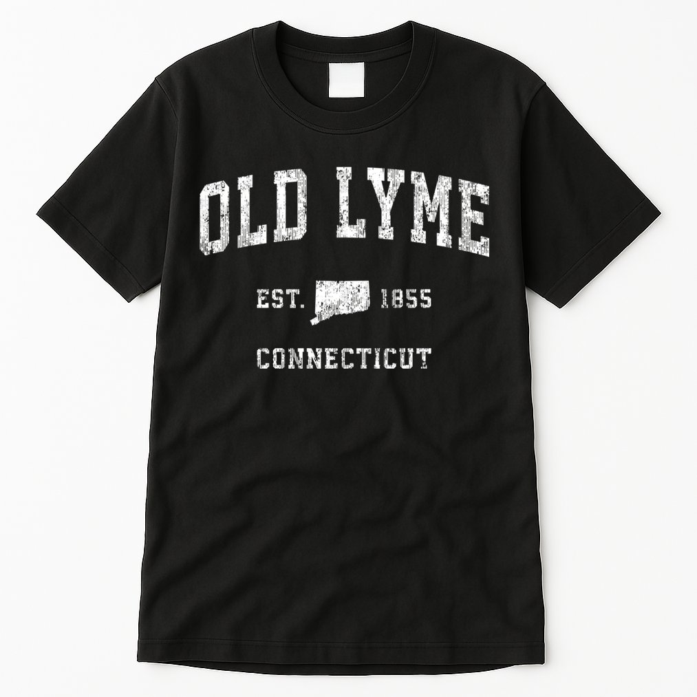 Old Lyme Connecticut Ct Vintage Sports Tall T-Shirt
