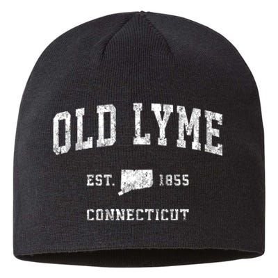 Old Lyme Connecticut Ct Vintage Sports Sustainable Beanie