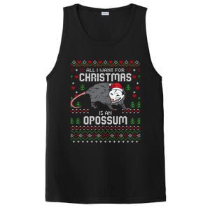 Opossums Lover Christmas Possum Ugly Xmas Gift PosiCharge Competitor Tank