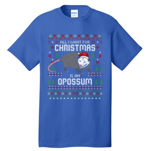 Opossums Lover Christmas Possum Ugly Xmas Gift Tall T-Shirt