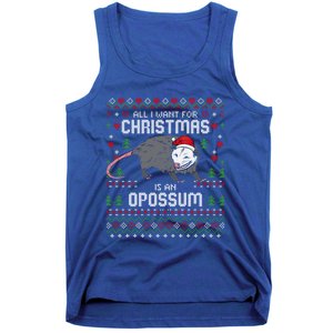 Opossums Lover Christmas Possum Ugly Xmas Gift Tank Top