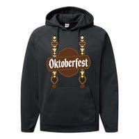 Oktoberfest Lederhosen Costume Cute German Bavarian Performance Fleece Hoodie