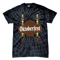 Oktoberfest Lederhosen Costume Cute German Bavarian Tie-Dye T-Shirt