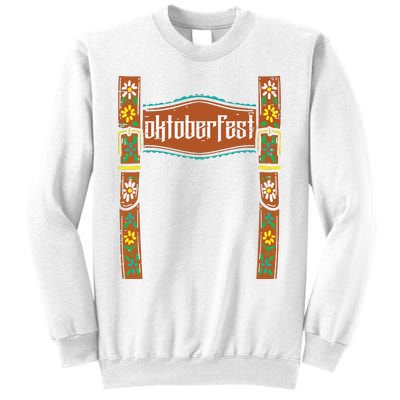 Oktoberfest Lederhosen Costume Cute German Bavarian Sweatshirt