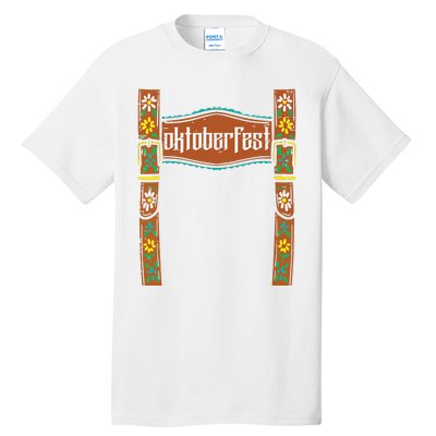 Oktoberfest Lederhosen Costume Cute German Bavarian Tall T-Shirt