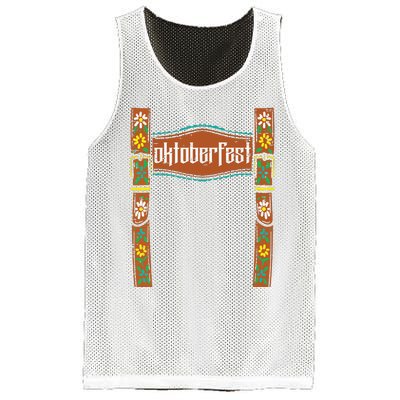 Oktoberfest Lederhosen Costume Cute German Bavarian Mesh Reversible Basketball Jersey Tank