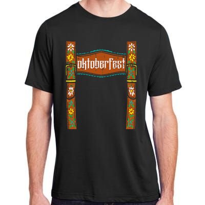 Oktoberfest Lederhosen Costume Cute German Bavarian Adult ChromaSoft Performance T-Shirt