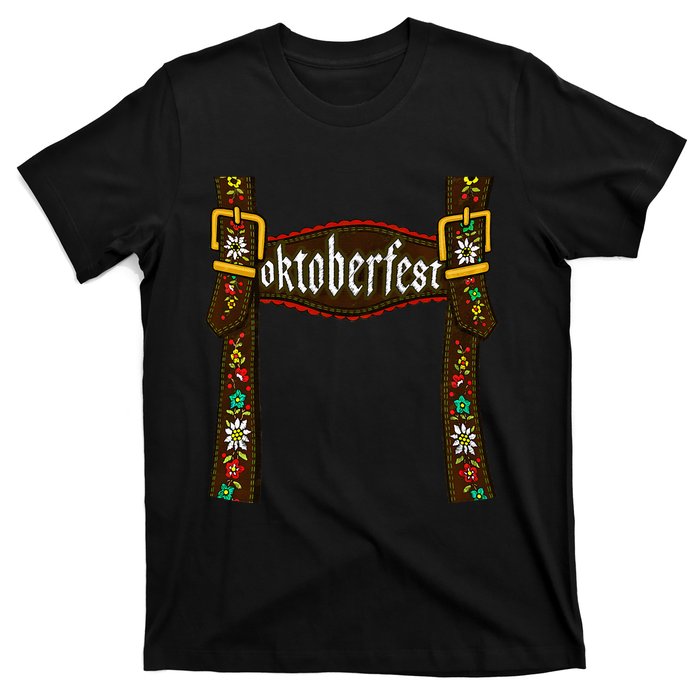 Oktoberfest Lederhosen Costume Cute German Bavarian T-Shirt