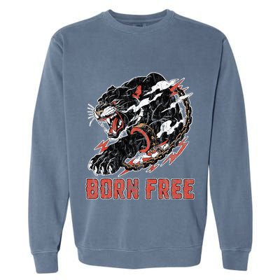 Orange Landscape Cool Graphic S 6xl Graphic Garment-Dyed Sweatshirt
