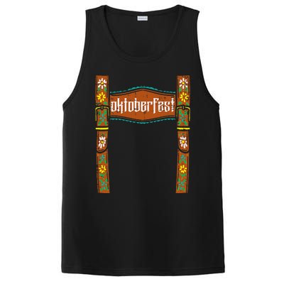 Oktoberfest Lederhosen Costume Cute German Bavarian PosiCharge Competitor Tank