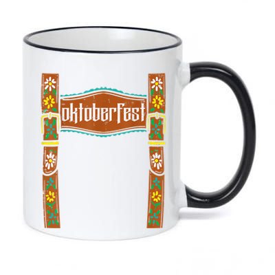 Oktoberfest Lederhosen Costume Cute German Bavarian Boys 11oz Black Color Changing Mug