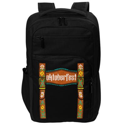 Oktoberfest Lederhosen Costume Cute German Bavarian Boys Impact Tech Backpack