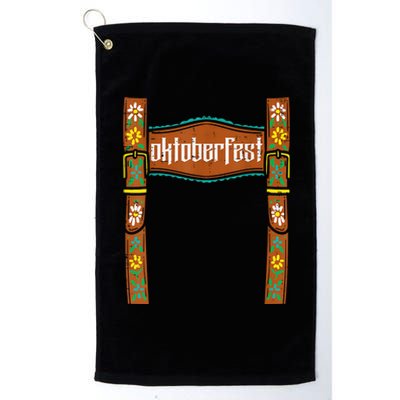 Oktoberfest Lederhosen Costume Cute German Bavarian Boys Platinum Collection Golf Towel