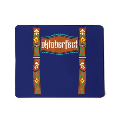 Oktoberfest Lederhosen Costume Cute German Bavarian Boys Mousepad