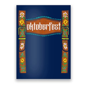 Oktoberfest Lederhosen Costume Cute German Bavarian Boys Poster