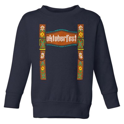 Oktoberfest Lederhosen Costume Cute German Bavarian Boys Toddler Sweatshirt