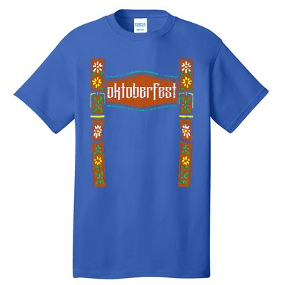 Oktoberfest Lederhosen Costume Cute German Bavarian Tall T-Shirt