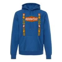 Oktoberfest Lederhosen Costume Cute German Bavarian Premium Hoodie