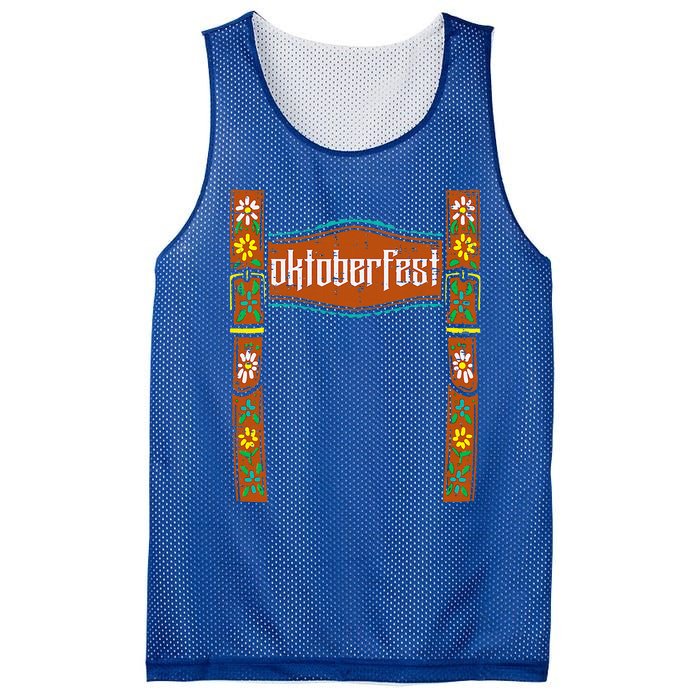 Oktoberfest Lederhosen Costume Cute German Bavarian Mesh Reversible Basketball Jersey Tank