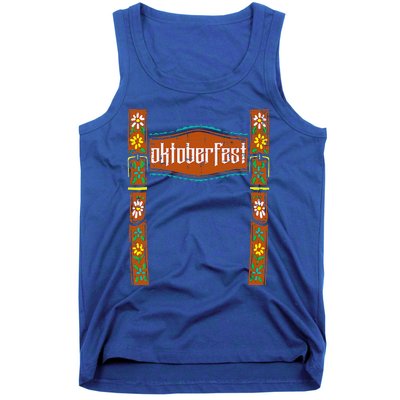 Oktoberfest Lederhosen Costume Cute German Bavarian Tank Top