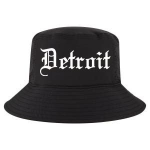 Old English Detroit D Michigan Logo Cool Comfort Performance Bucket Hat